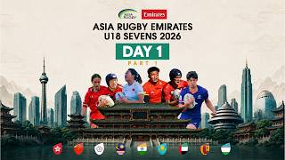 LIVE: Asia Rugby Emirates U18 Sevens 2026 | Day 1 - Part 1 screenshot 3
