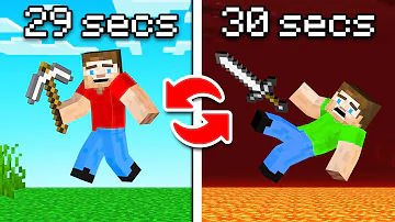 Hunters VS Speedrunner BUT You Switch Places Every 30 SECONDS! (Minecraft)