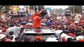 Kenyatta Ruto campaign in Nyeri for 2022 election
