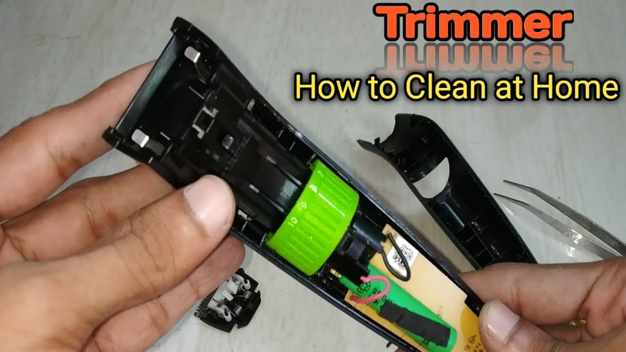 cleaning philips trimmer