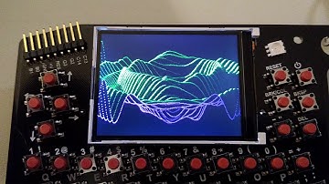 Animated 3D surface plotting on Hackaday Supercon 2018 Badge