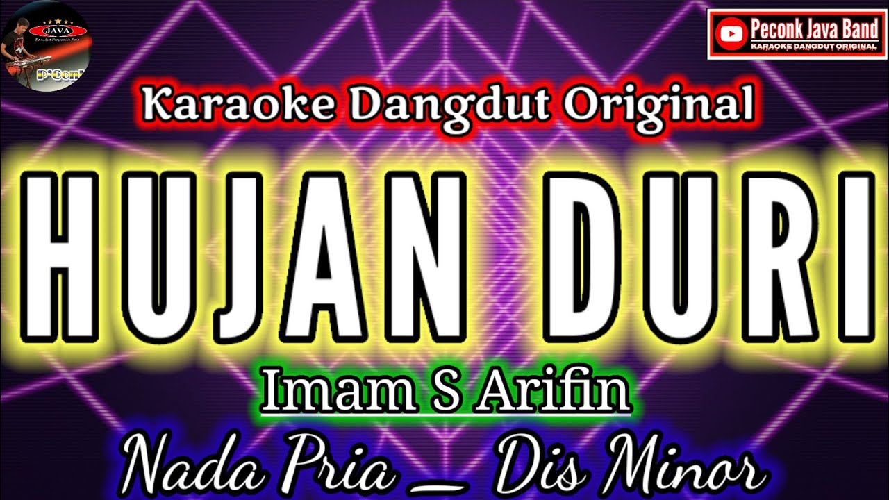 HUJAN DURI KARAOKE NADA PRIA IMAM S ARIFIN