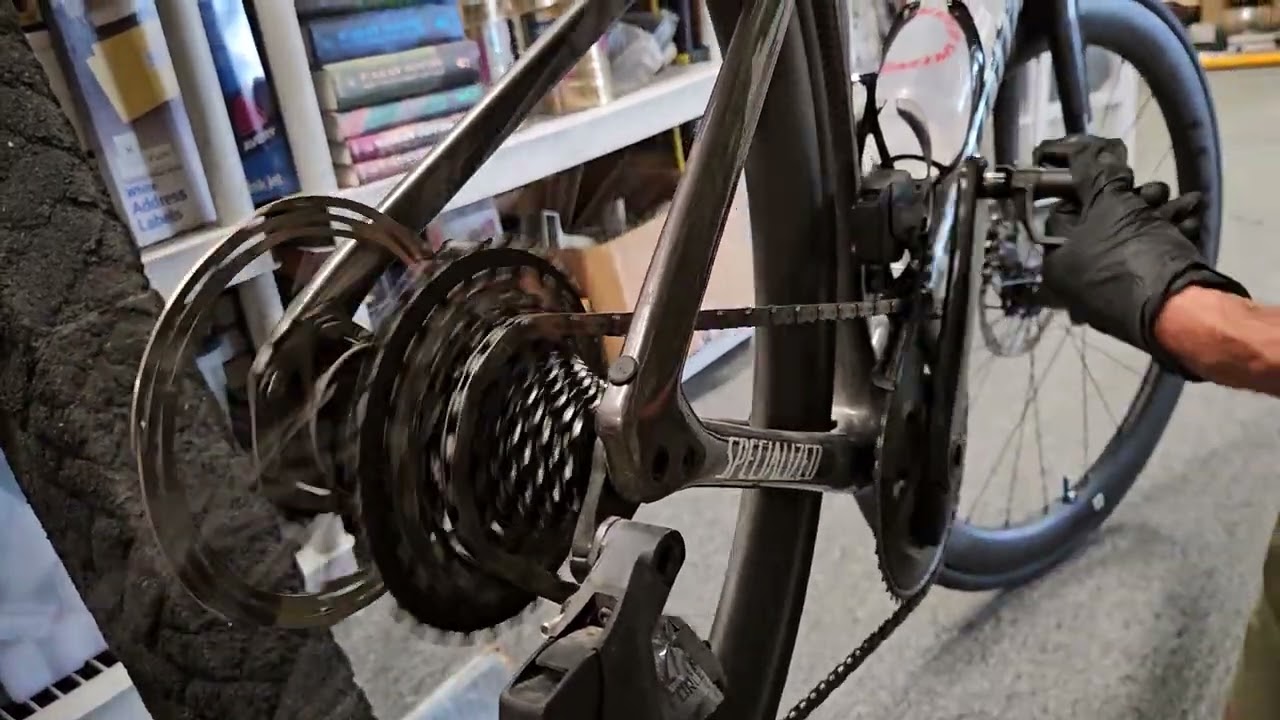 SRAM force overshifting front derailleur. with solution.