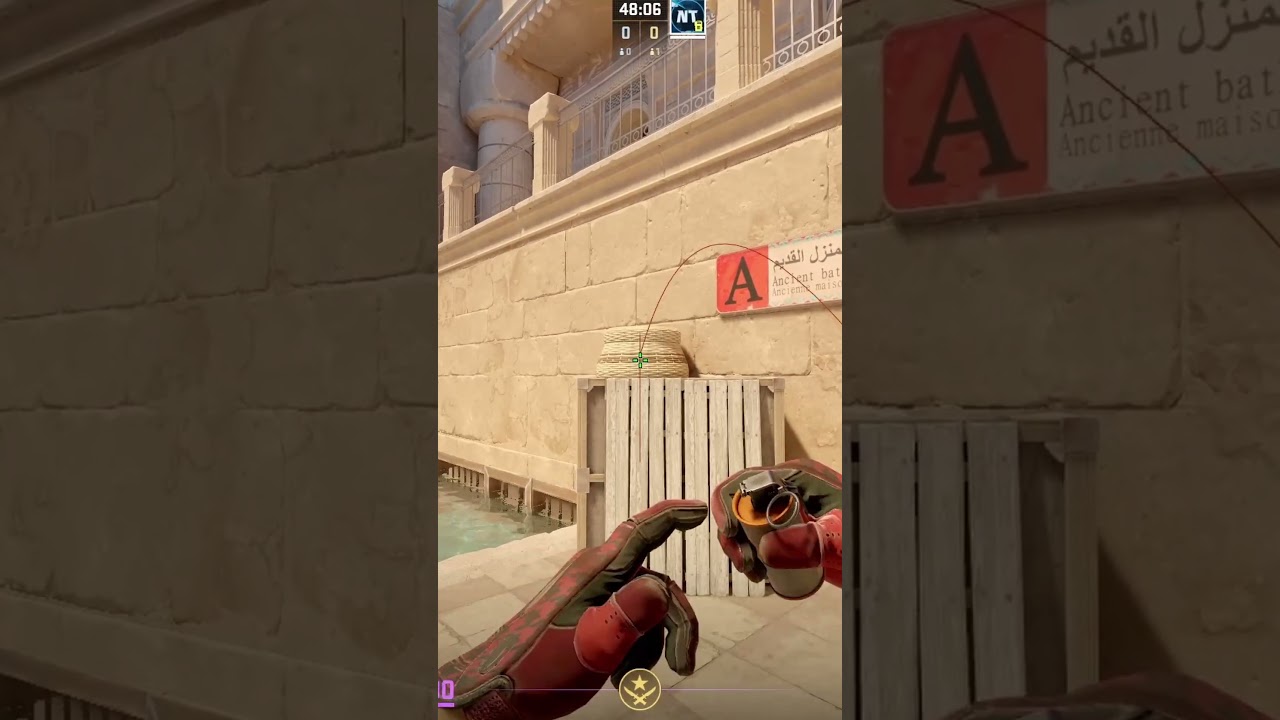 CS2 Anubis A Execute Nades