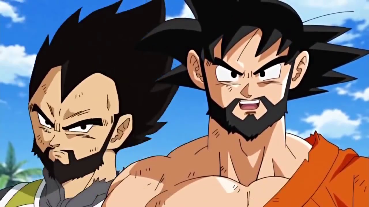 Dragon Ball Super-Goku And Vegeta Grow Beards