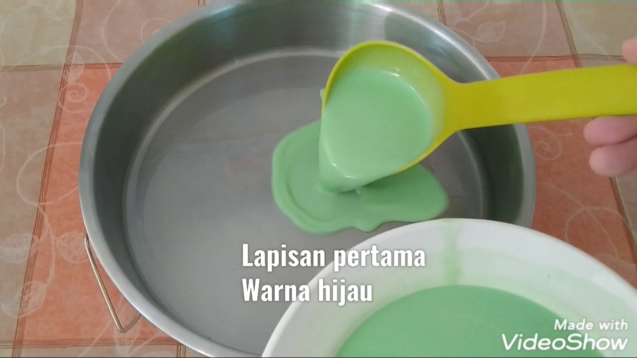 Cara membuat kuih lapis lembut. - YouTube