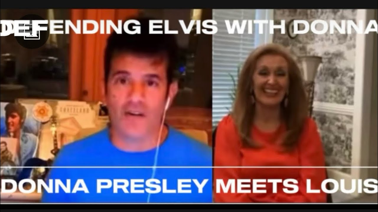 Донна Пресли встречается с Луи на фестивале «Защищая Элвиса»