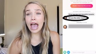READING MY TINDER MESSAGES! I made a tinder for 24 hrs and this is what happened