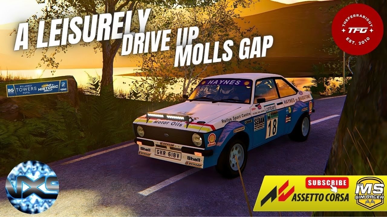 Killarney Historic Stages Rally. A Leisurely Drive. MK2 Escort. Assetto Corsa