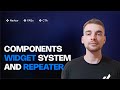 Component Widgets: Predefine Editable Fields & Use Repeater for Static FAQ and Listing Sections