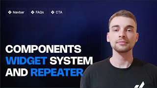 Component Widgets: Predefine Editable Fields & Use Repeater for Static FAQ and Listing Sections