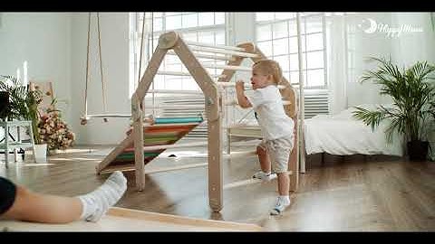 HappyMoon transformable pikler quick look.