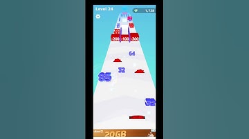 Number Master Gameplay - Level 23 - 24 #shorts #ytshorts #numbermaster #numberrun #nk mobile games