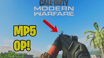 this MP5 is OVERPOWERED w/no ATTACHMENTS! MODERN WARFARE MP5 CLASS SETUP! (COD MW MP5)