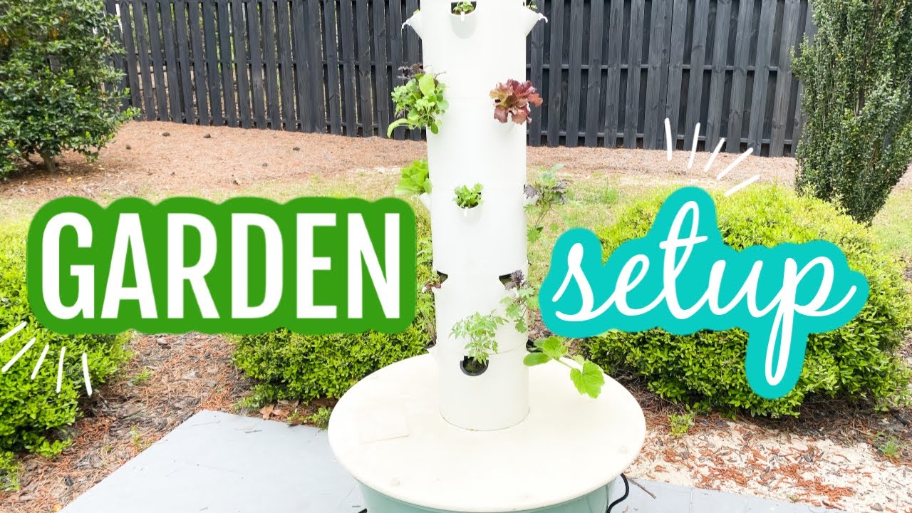 How I Set Up My Tower Garden! YouTube