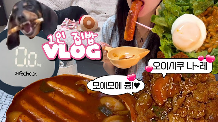 vlog🎼...집밥했잖아,,,/낫또덮밥,가래떡볶이,제육볶음/간만의 체중check👾/자취생 집밥브이로그