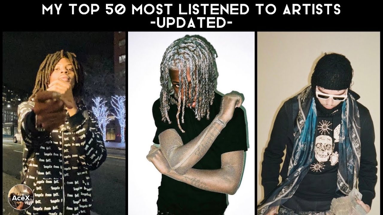 My Top 50 Most Listened To Artists [Updated] - YouTube