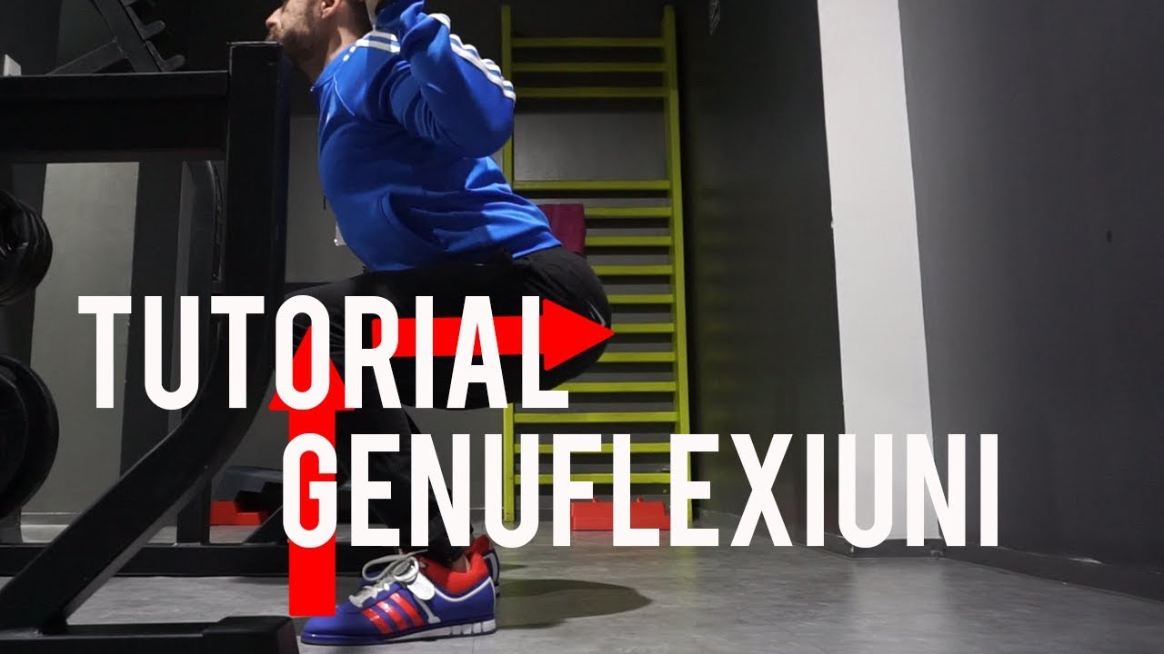 GENUFLEXIUNI CU BARA (SQUAT) | TUTORIAL