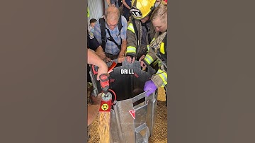 RESCUING Man from Grain Silos!!!     #rescue #tech #technology #sciencefacts