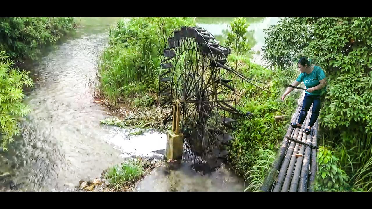 DAILY LIFE HT:I go to stack stones by the stream to make waterwheels, serving the whole field