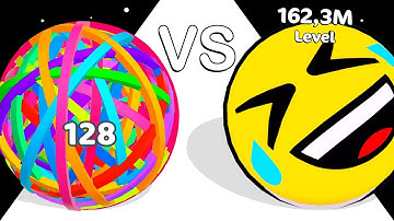Scale Emoji VS Flexy Runner: Level Up Balls ❌ ASMR Gameplay (Max Level)