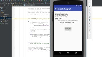 Android Internal Storage Tutorial, Morse Code App - part 3, reading from internal storage