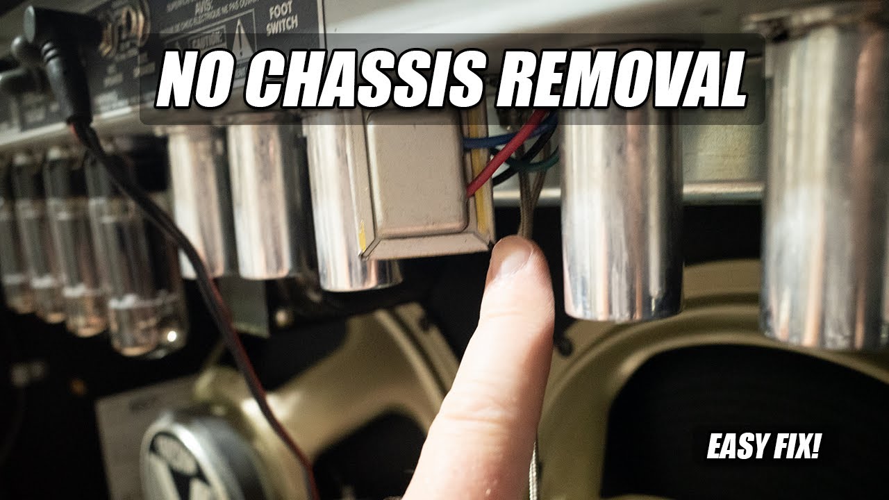 Twin Reverb FIXED Without Removing the Chassis! - YouTube