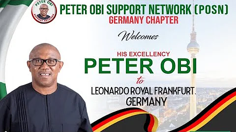 Peter Obi's Meeting With Nigerians In Frankfurt, G...