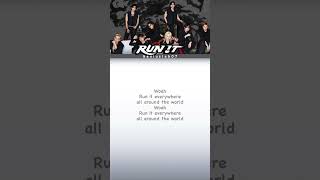 Straykids - run it (lyrics)