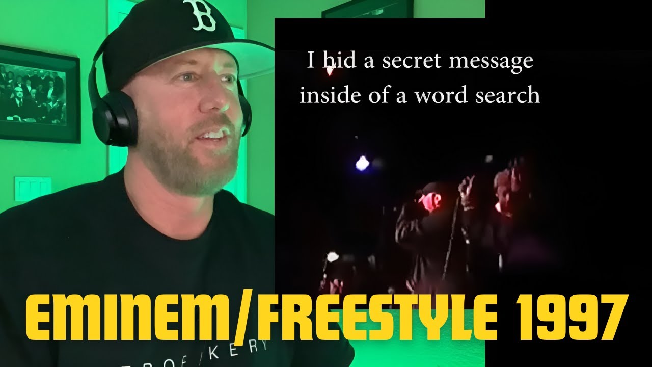 They Loved him then! - Eminem 1997 Freestyle (Reaction)