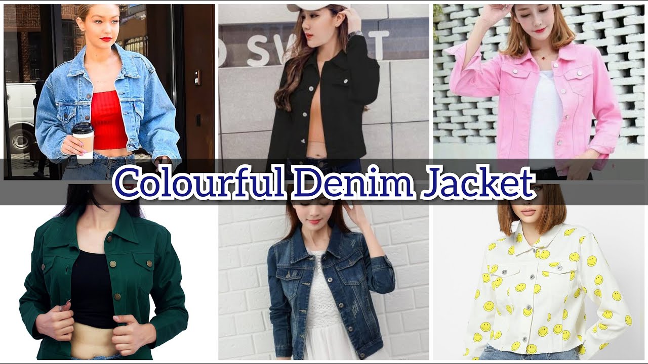 Colourful Denim Jacket | Different Type 