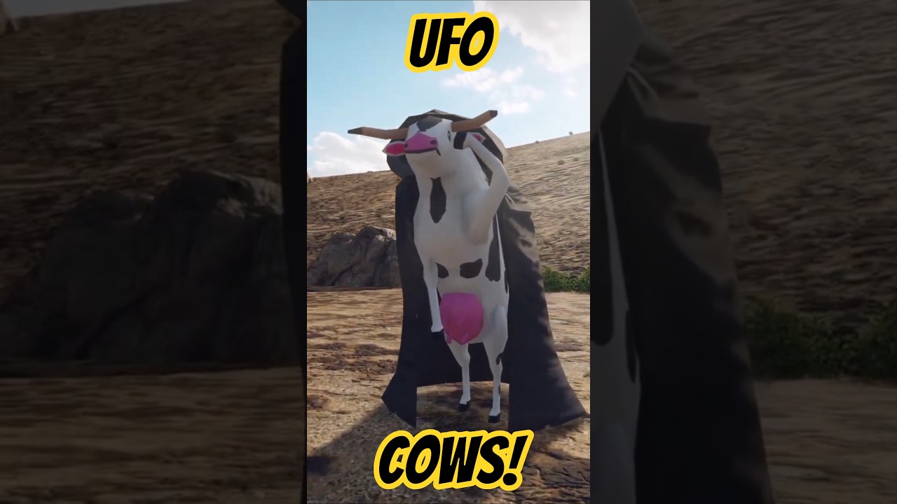 What are these UFO Cows doing Out of Bounds? Wreckfest