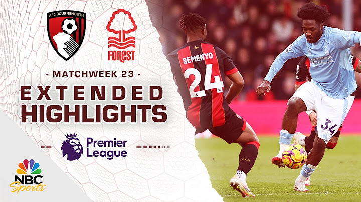 Bournemouth v. Nottingham Forest | PREMIER LEAGUE HIGHLIGHTS | 1/25/2025 | NBC Sports