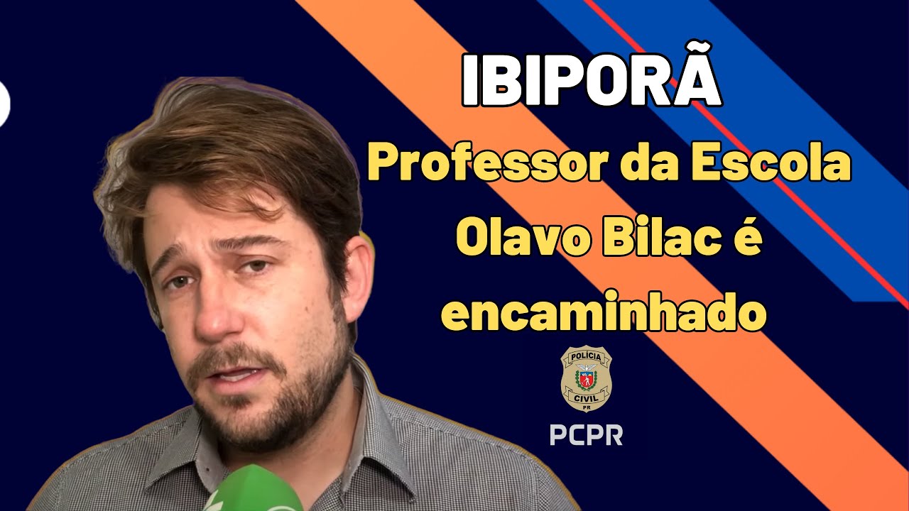 PROFESSOR DA ESCOLA ESTADUAL OLAVO BILAC DE IBIPORÃ FOI PRESO ACUSADO DE INJÚRIA RACIAL