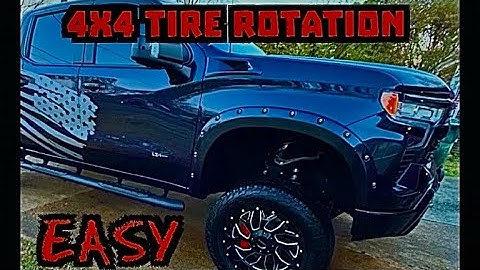 4x4 Tire Rotation - How To
