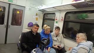Поездка на Электропоезде ЭД4М-0286 по маршруту Сергеев посад-Москва(Я.Вокзал) 12.10 2025