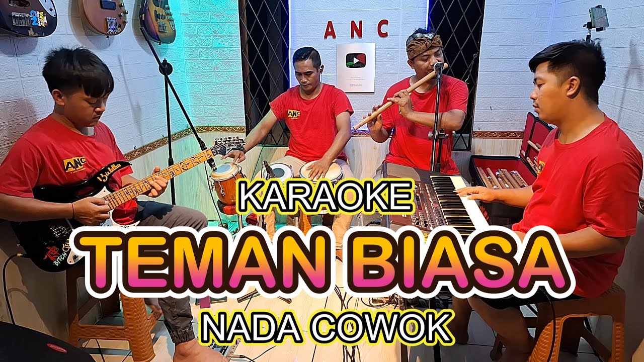 TEMAN BIASA KARAOKE NADA COWOK RITA SUGIARTO