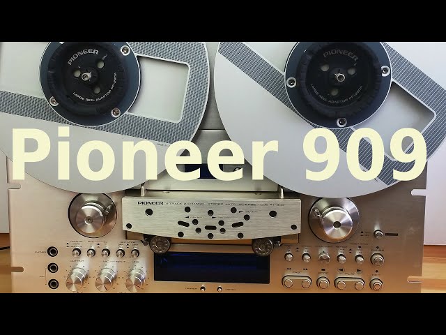 Pioneer RT-909 4-Track Reel to Reel Tape Deck 