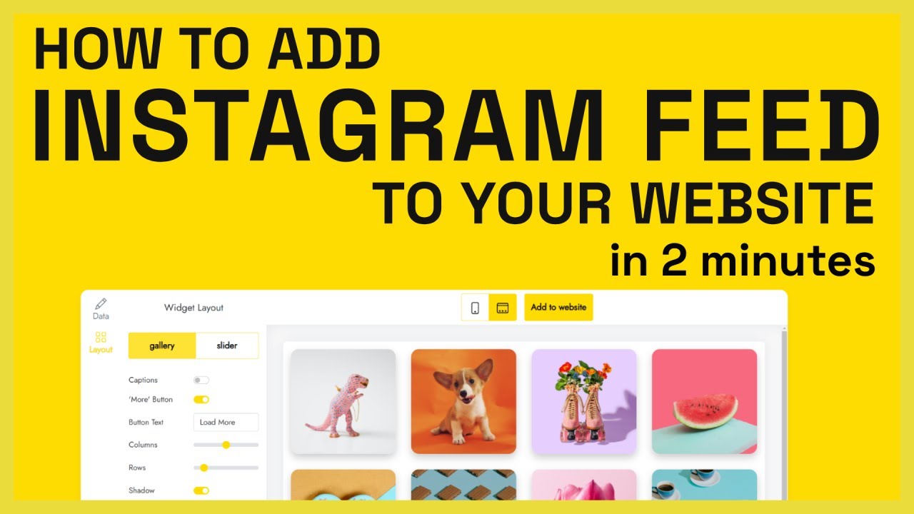 How To Add Instagram Feed To Any Website EASY FREE YouTube