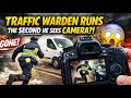 He Was TICKETING CARS… Then Did THIS When Filmed 😬🚨📸🚗💨