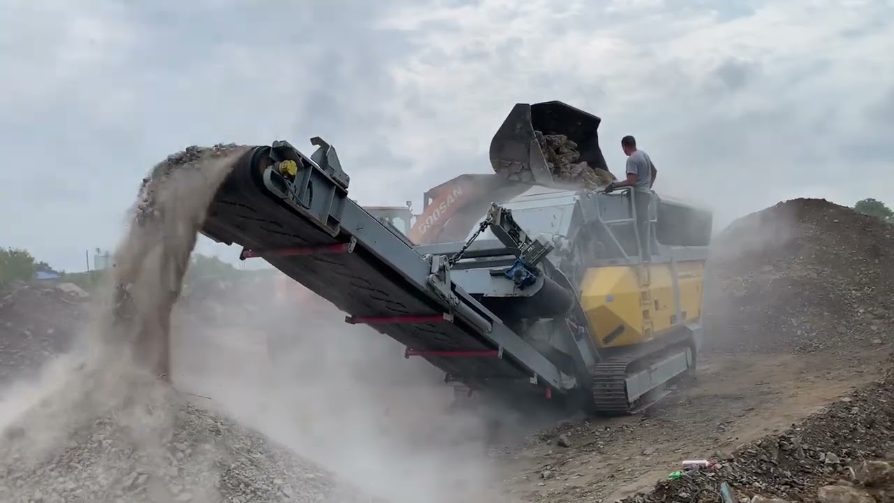 Мобильная роторная дробильная установка Rubble Master 100