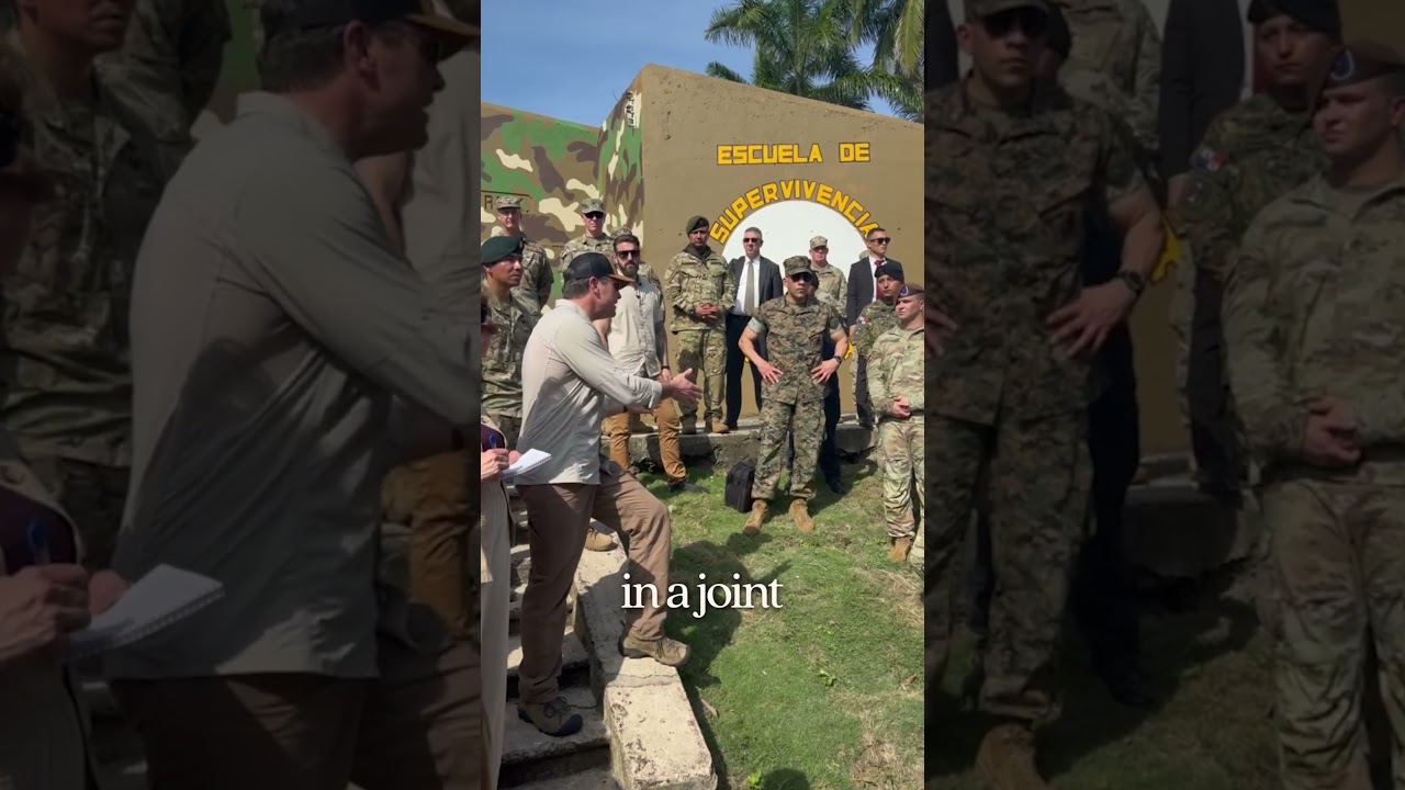 Fort Sherman, Panama with Pete Hegseth 🌴🇵🇦