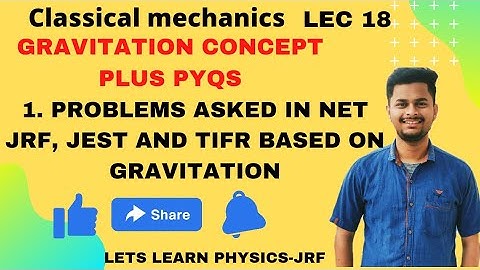18|PROBLEM|GRAVITATION|ASKED IN|NET JRF,JEST&TIFR #NETJRF #JEST #GATE #ESCAPESPEED #VARAITION OF G