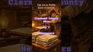 Clermont County, Ohio   Newspapers   Ep  7 #familyhistory #ohiohistory #genealogy