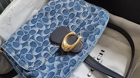 Unboxing Coach Soft Tabby Shoulder Bag in Signature Denim (from Coach Malaysia website)