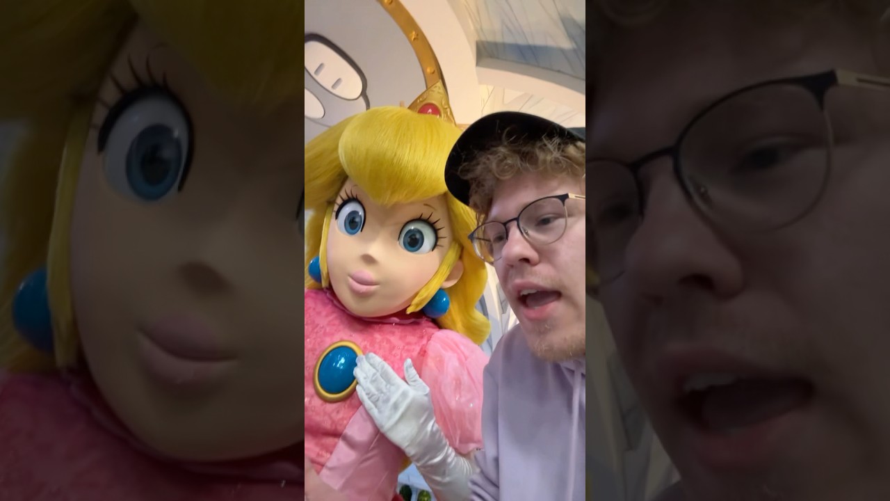 Princess Peach really loved my impression 🥰 