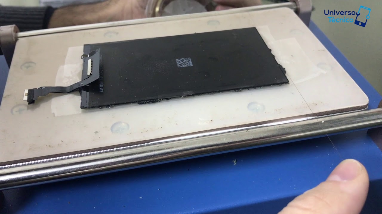 Como trocar / tirar somente o vidro da tela do iPhone 6 - Apple - YouTube