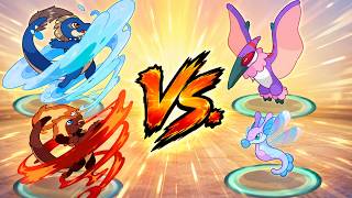 Aquadile and Pyrodile vs. Pterrocks and Serrazag | Epic Prodigy Battle (No Commentary)