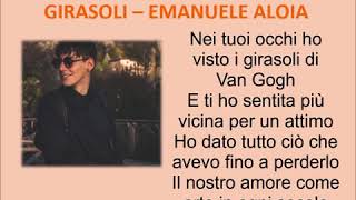 Emanuele Aloia - Girasoli - TESTO