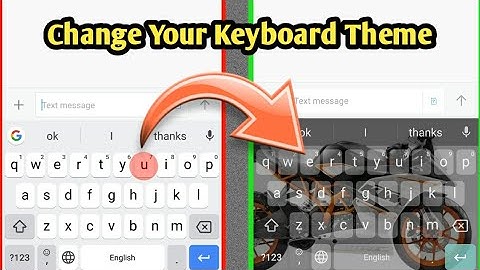 How to change keyboard theme or background image || Gboard Bangla